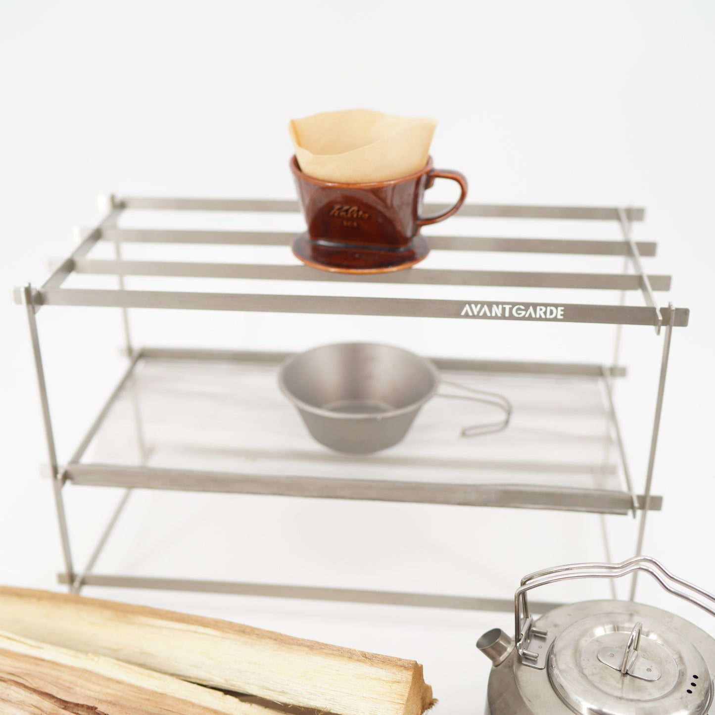 AVANT GARDE flat bar mesh bonfire stand