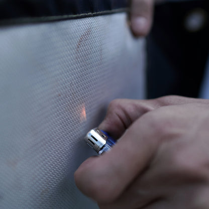 二層両面焚き火シート