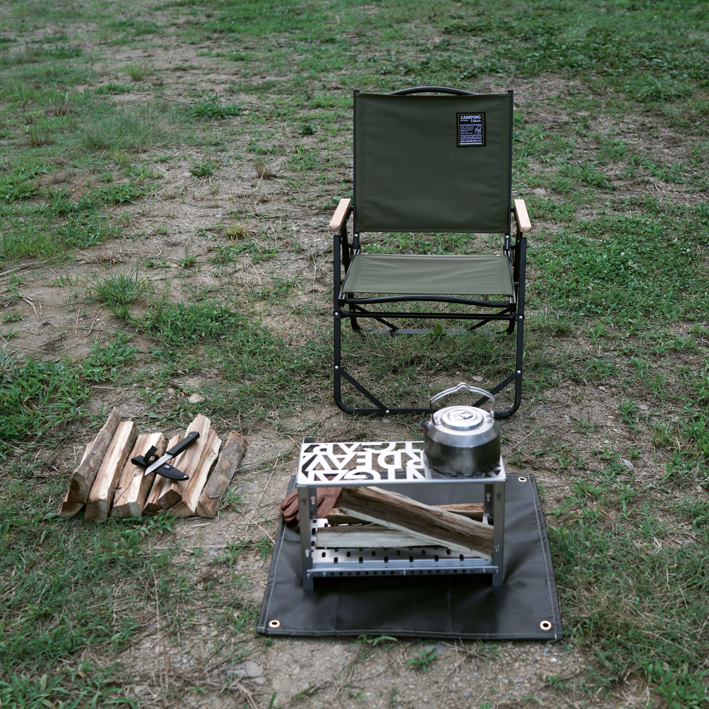 二層両面焚き火シート