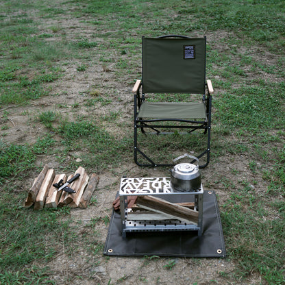 二層両面焚き火シート