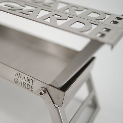 AVANT GARDE folding compact bonfire stand
