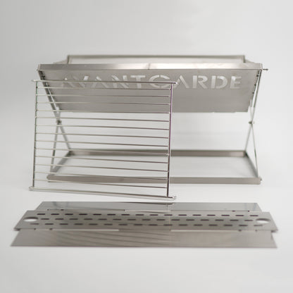 AVANT GARDE compact folding bonfire stand
