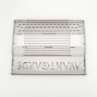 AVANT GARDE compact folding bonfire stand