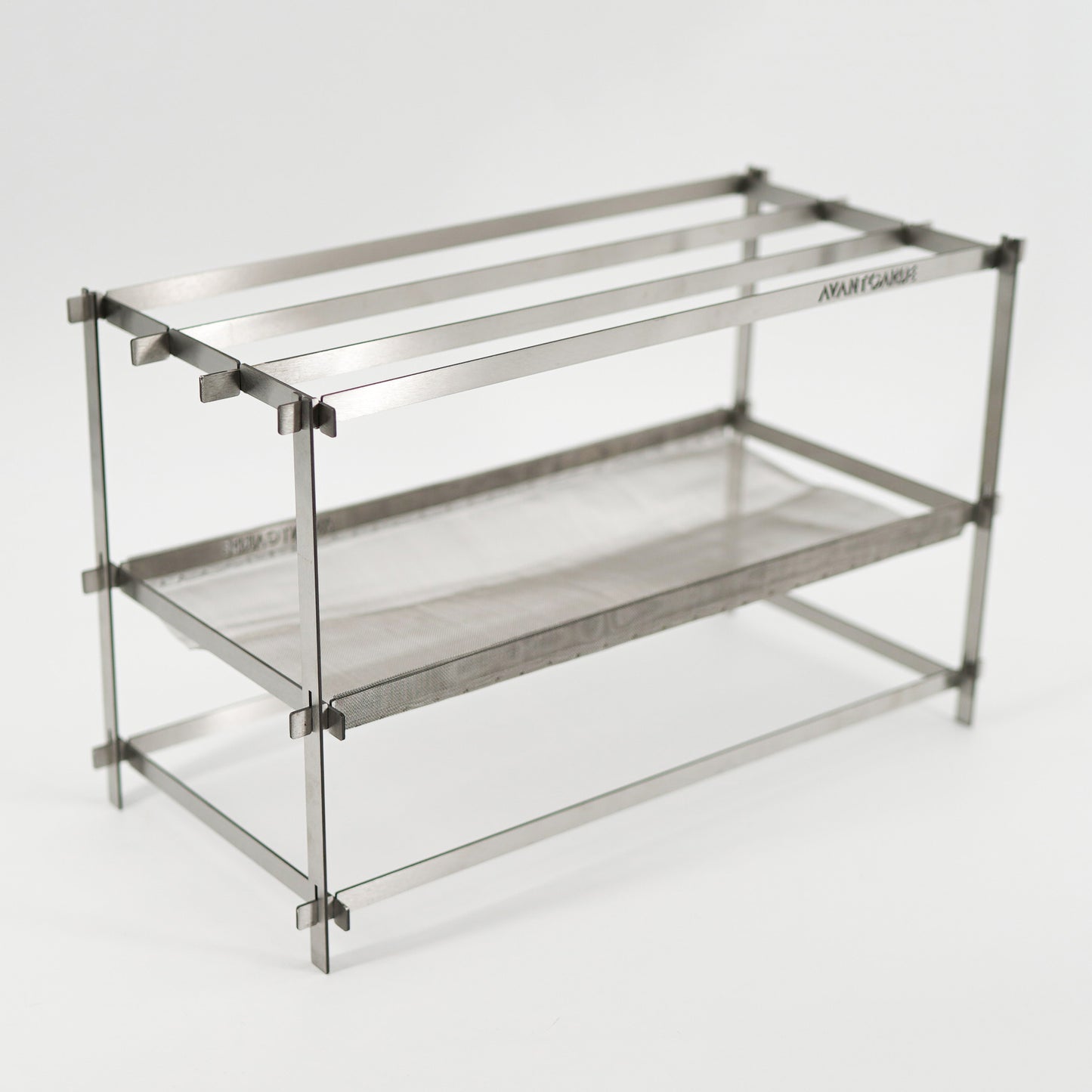 AVANT GARDE flat bar mesh bonfire stand