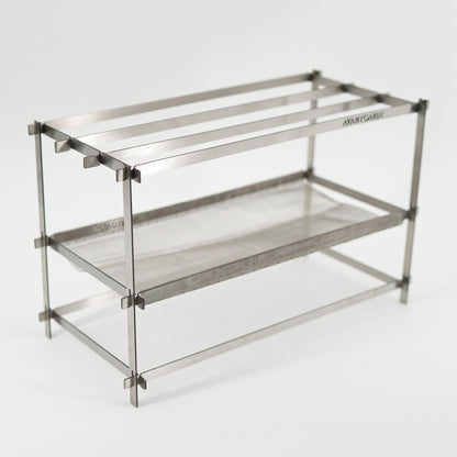 AVANT GARDE flat bar mesh bonfire stand