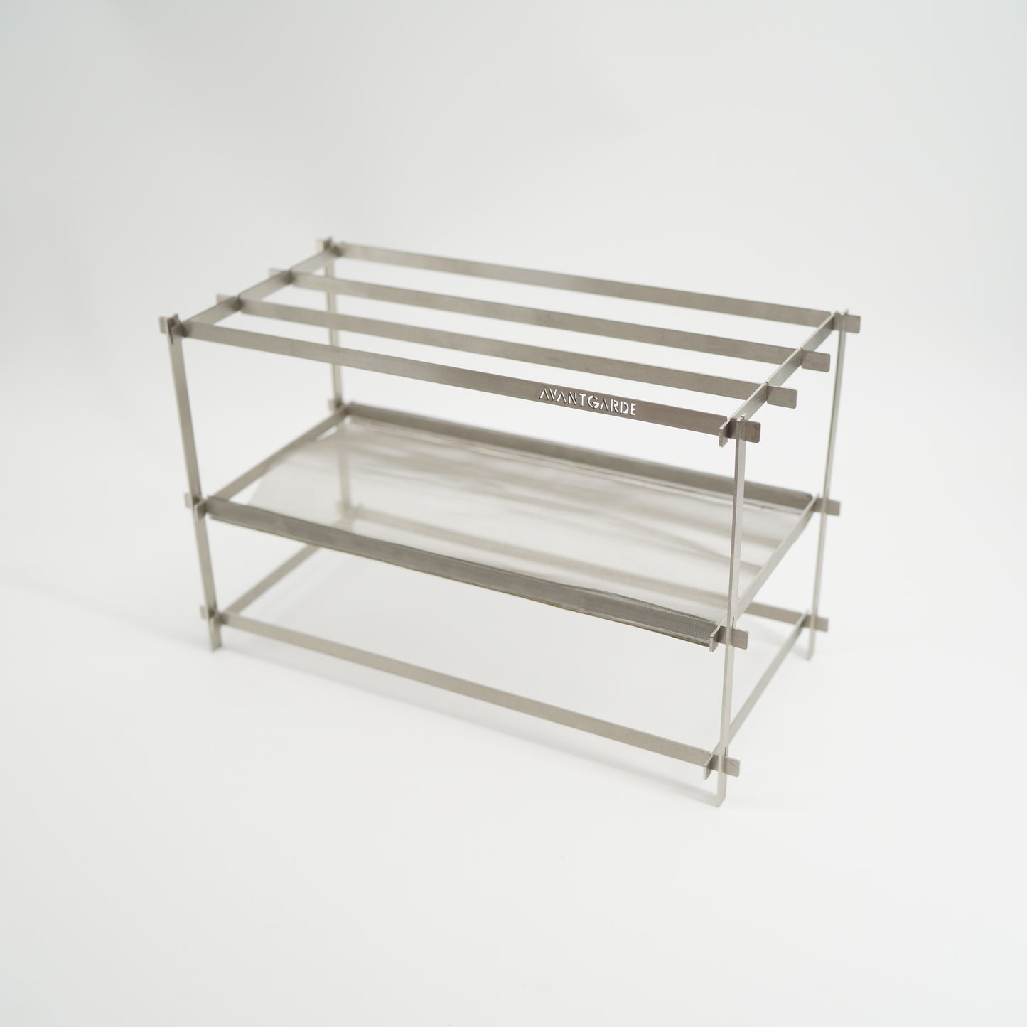 AVANT GARDE flat bar mesh bonfire stand