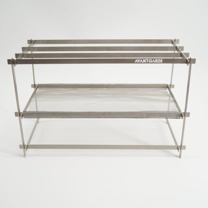 AVANT GARDE flat bar mesh bonfire stand