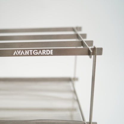 AVANT GARDE flat bar mesh bonfire stand