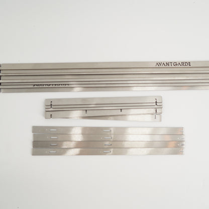AVANT GARDE flat bar mesh bonfire stand