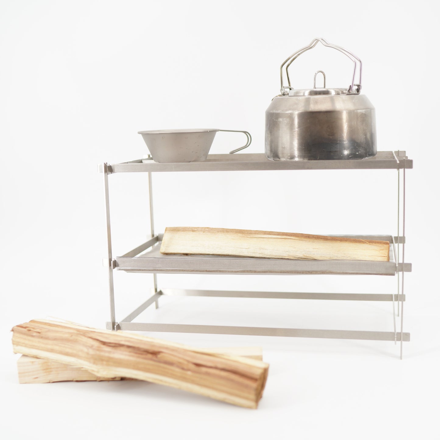 AVANT GARDE flat bar mesh bonfire stand