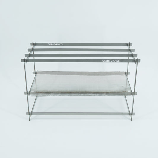 AVANT GARDE flat bar mesh bonfire stand