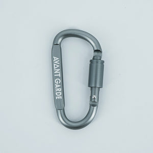 AVANT GARDE ] locking carabiner D型 S型 ロックカラビナ ブラック