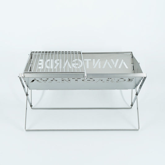 AVANT GARDE compact folding bonfire stand