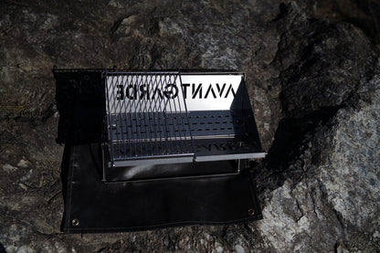 AVANT GARDE compact folding bonfire stand