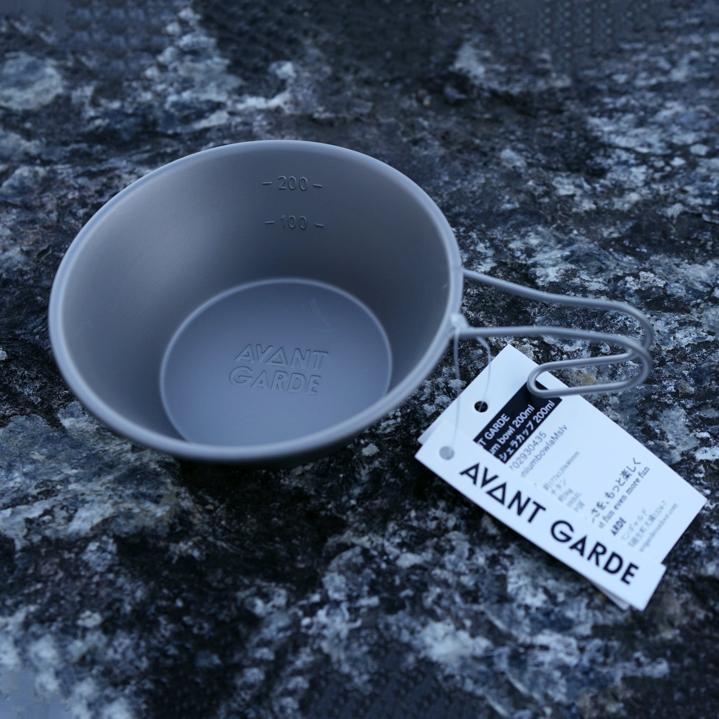 AVANT GARDE 200ml titanium bowl